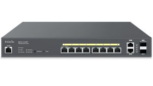 Switch 8 porturi Gigabit PoE+, 130W EnGenius ECS1112FP 1 Switch 8 porturi Gigabit PoE+, 130W buget PoE, cu management, EnGenius ECS1112FP. Fiabilitate si performanță