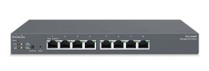 Switch 8 porturi Gigabit PoE+ EnGenius ECS1008P - Fiabilitate și Performanță 1 Switch 8 porturi Gigabit PoE+, 55W buget PoE, cu management, EnGenius ECS1008P. Fiabilitate si performanță