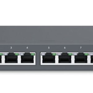 Switch 8 porturi Gigabit PoE+, 55W buget PoE, cu management, EnGenius ECS1008P. Fiabilitate si performanță – ofertă, preț și specificații