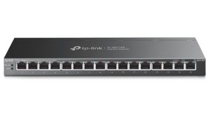 Switch Gigabit TP-Link TL-SG116P, 16 Porturi PoE+, 120W, Extend Mode. Fiabilitate si performanță