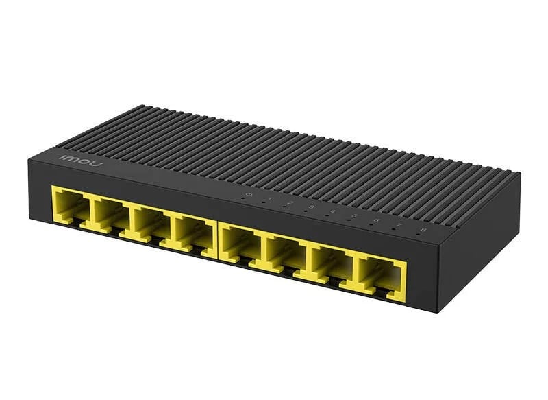 Switch Imou, 8x porturi Gigabit RJ45 10/100/1000Mbps, SG108C. Fiabilitate si performanță 1 Switch Imou