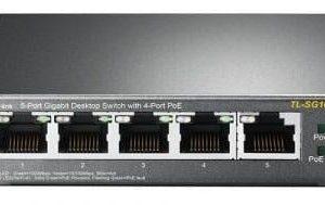 Switch POE 4 porturi Gigabit 57W TP-LINK