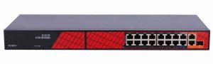 Switch PoE 16 porturi, 1 intrare SFP, 300W, PoE Watchdog, Safer SF-SW1916HIPOE-HF-300. Fiabilitate si performanță