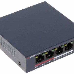 Switch PoE 4 canale Hikvision