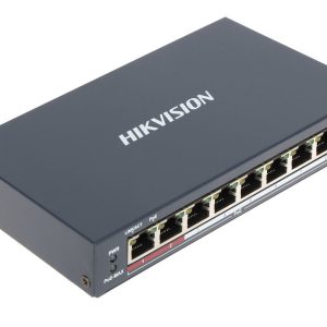 Switch PoE 8 porturi Hikvision DS-3E0109P-E(C)