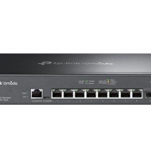 Switch TP-Link Omada, 8 x Porturi 2.5 Gbps, 2 x Sloturi SFP+ 10 Gbps, 80 Gbps, SDN Cloud,  SG3210X-M2. Fiabilitate si performanță – ofertă, preț și specificații