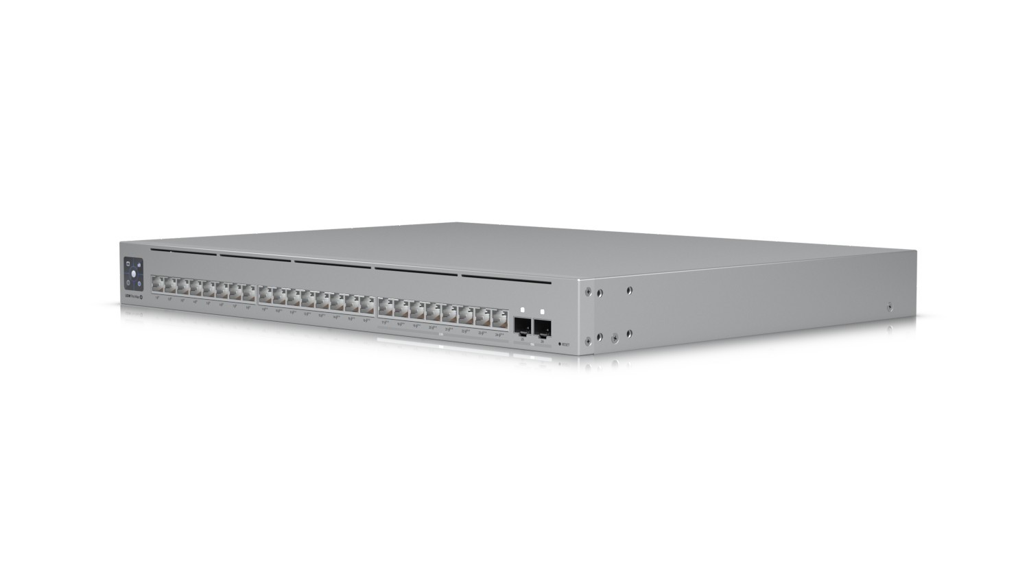 Switch Ubiquiti UniFi, 24 porturi Gigabit, 2x10G SFP+, 400W PoE, Layer 3, ecran 1.3 inch, montabil rack 1U, USW-PRO-MAX-24-POE. Fiabilitate si performanță 1 Switch Ubiquiti UniFi