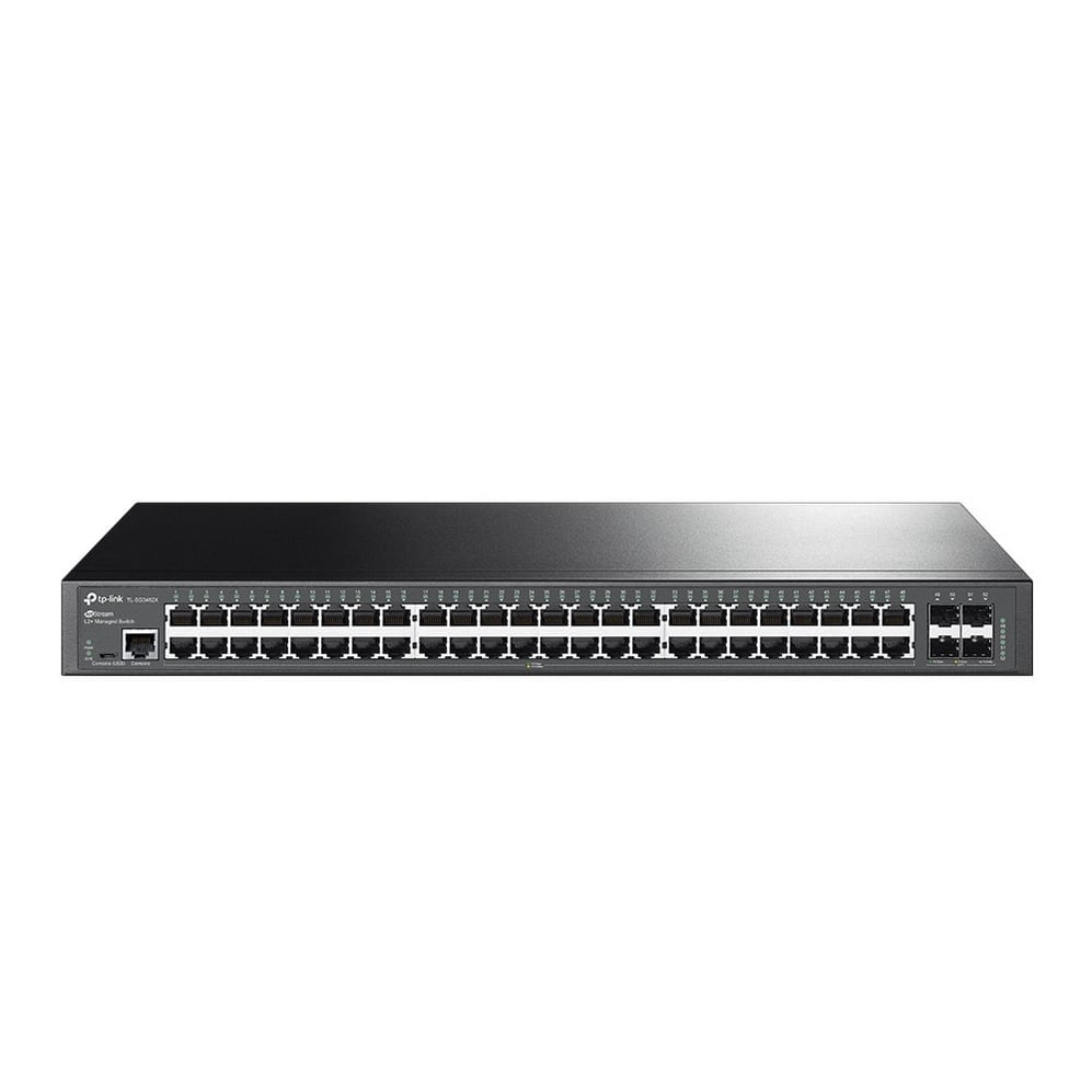 Switch cu 48 de porturi Gigabit, 4X SFP, cu Management, TP-Link, TL-SG3452X. Fiabilitate si performanță 1 Switch cu 48 de porturi Gigabit