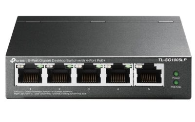 Invertoare, Kituri cu Panouri Fotovoltaice: Economisiți Energie și Bani 9 Switch cu 5 Porturi Gigabit, 4x PoE+, 40W – Tp-Link TL-SG1005LP