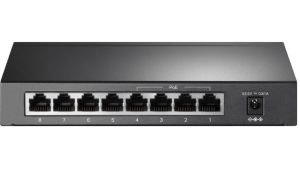 Switch TP-Link TL-SF1008LP - Fiabilitate și Performanță 1 Switch cu 8 porturi, 8x LAN, 4x PoE, 41 W, TP-Link, TL-SF1008LP. Fiabilitate si performanță