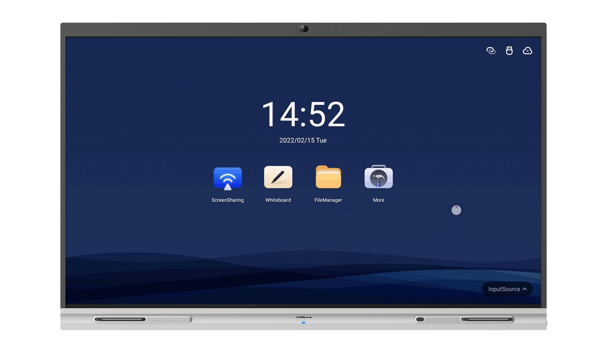 Tabla interactiva cu touch screen Dahua LCH75-MC410-B Whiteboard, 75 inci 4K, camera 5MP incorporata. Fiabilitate si performanță 1 Tabla interactiva cu touch screen Dahua LCH75-MC410-B Whiteboard