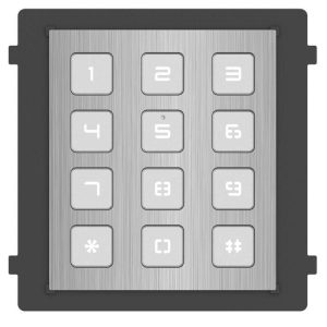 Tastatura Hikvision DS-KD-KP/S pentru videointerfon seria KD8
