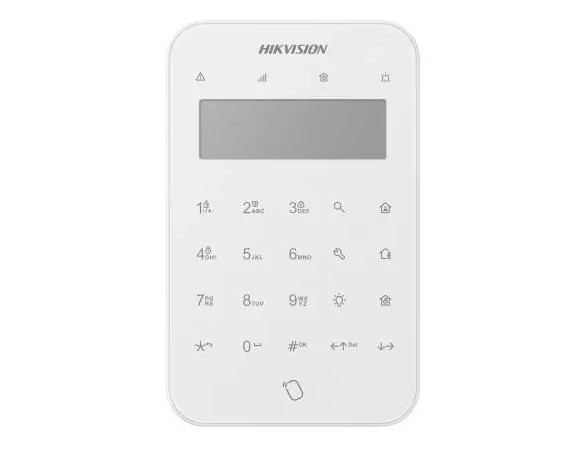 Tastatura Wireless, LCD, AX PRO 868Mhz, Hikvision DS-PK1-LT-WE. Fiabilitate si performanță 1 Tastatura Wireless