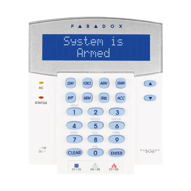 Tastatura alarma Paradox EVO K641R. Fiabilitate si performanță 1 Tastatura alarma Paradox EVO K641R