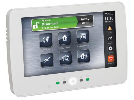 Tastatura touchscreen pentru centralele NEO, diagonala 7", indicatoare Led pentru stare. Fiabilitate si performanță 1 Tastatura touchscreen pentru centralele NEO