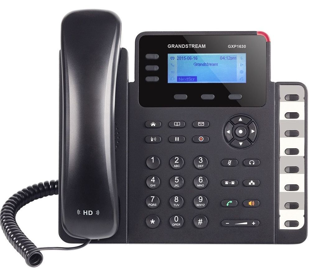 Telefon VoIP Grandstream, 3 linii, GXP1630. Fiabilitate si performanță 1 Telefon VoIP Grandstream