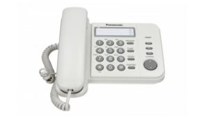 Telefon analogic Panasonic KX-TS520FXW - Fiabilitate și Performanță 1 Telefon analogic Panasonic KX-TS520FXW, indicator sonerie, montare perete, alb. Fiabilitate si performanță