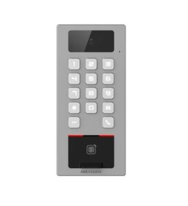 Terminal de control acces standalone Hikvision DS-K1T502DBFWX-C, 2MP, MIFARE 13.56MHz, amprenta, PIN, slot microSD, IP65. Fiabilitate si performanță