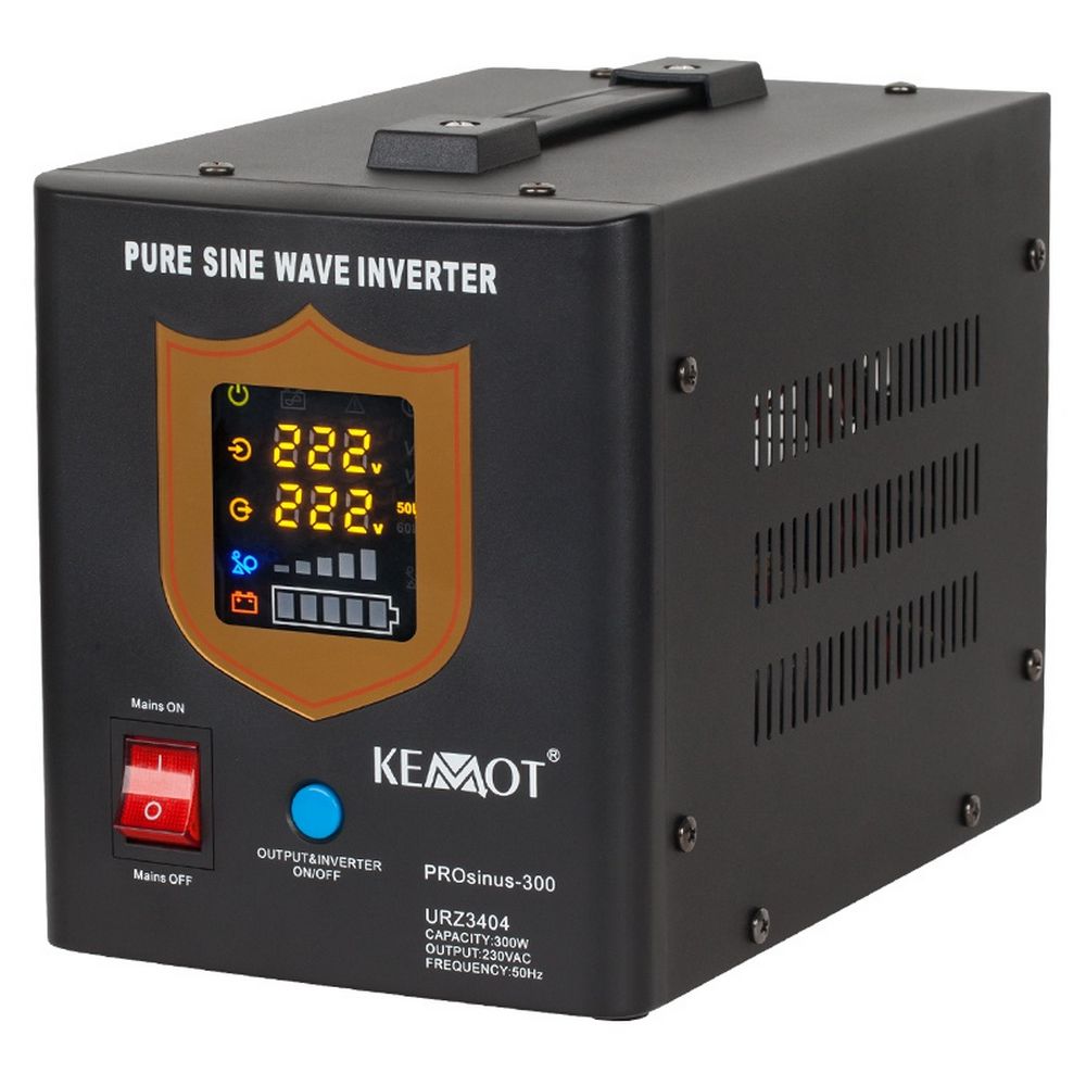 UPS Kemot PROsinus - 300, Pentru baterii de 12V, incarcare 10A, 300W, URZ3404B. Fiabilitate si performanță 1 UPS Kemot PROsinus - 300