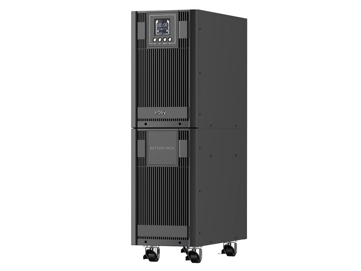 UPS monofazat Njoy UPCMTOP960HASCG01B, unda sinusoidala pura, 5.4KW, eficienta 96% Eco mode, LCD, USB. Fiabilitate si performanță 1 UPS monofazat Njoy UPCMTOP960HASCG01B