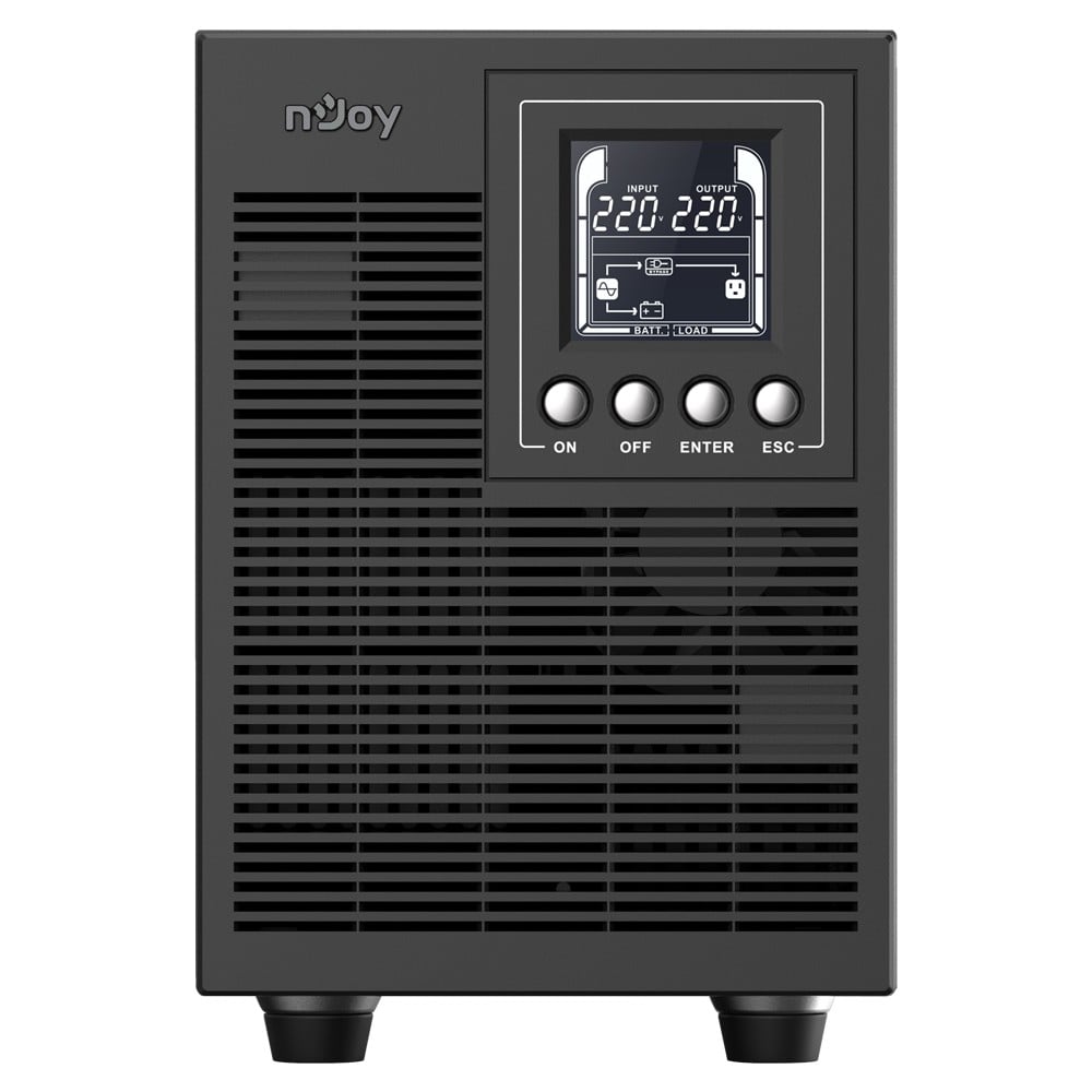 UPS nJoy Echo PRO 2000 VA, Sinusoida PURA, UPOL-OL200EP-CG01B, 1600W, 4x Schuko, Dubla conversie, compatibil cu generator. Fiabilitate si performanță 1 UPS nJoy Echo PRO 2000 VA