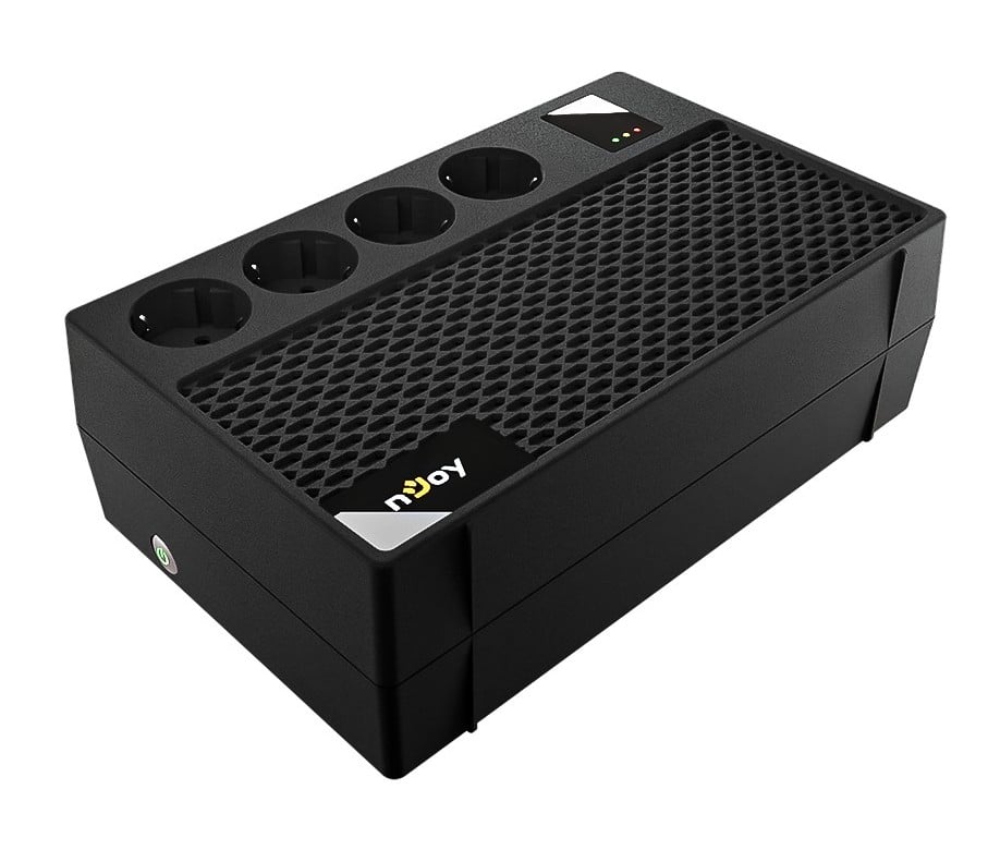 UPS pentru supraveghere video si sisteme de securitate Njoy Renton 650, 360W, 4 prize, UPCSBLS665TRECG01B. Fiabilitate si performanță 1 UPS pentru supraveghere video si sisteme de securitate Njoy Renton 650