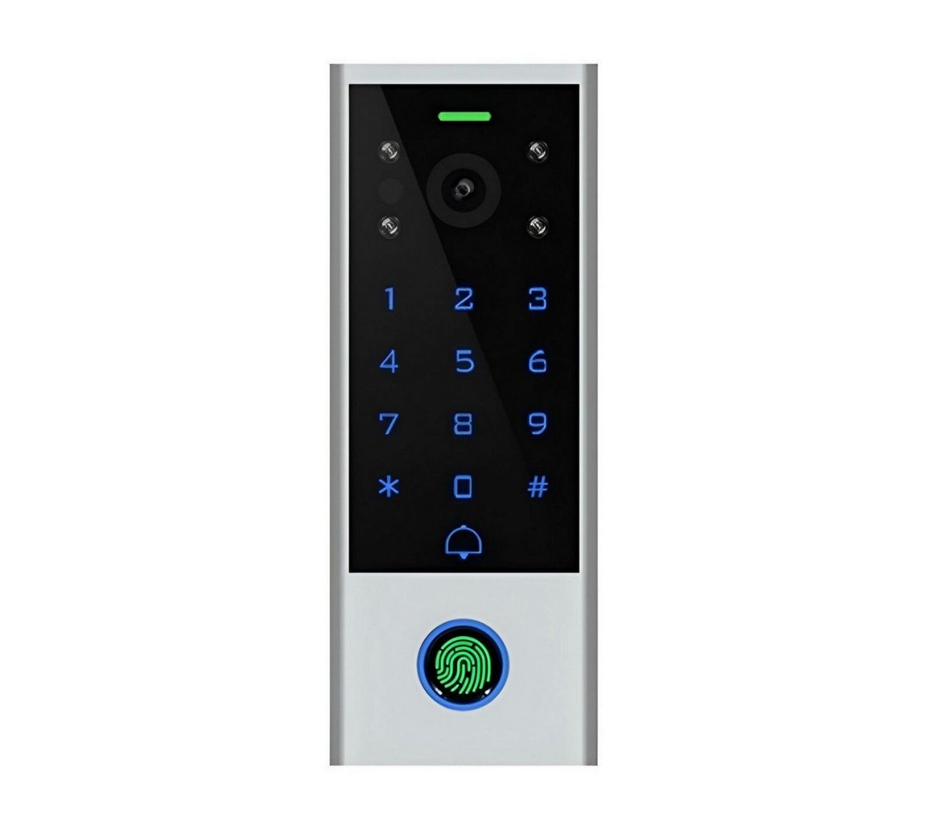 Videointerfon SECUKEY Vcontrol 3-F, Wi-Fi 2.4GHz, RFID/MIFARE/PIN, cu amprenta, compatibil cu aplicatia Tuya, IP65. Fiabilitate si performanță 1 Videointerfon SECUKEY Vcontrol 3-F