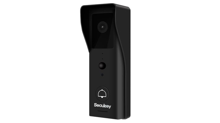 Videointerfon Secukey SECUKEY-B1, Tuya Wi-Fi, 2MP, IR, USB 5V 2A, card TF, senzor PIR, cu sonerie interior, negru. Fiabilitate si performanță 1 Videointerfon Secukey SECUKEY-B1