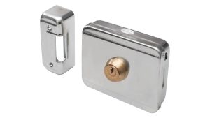 Yala Electromagnetica SX-90 - Fiabilitate si Performanta 1 Yala electromagnetica aplicata, exterior, tensiune 12-18Vcc, 4A, otel zincat si alama, SX-90. Fiabilitate si performanță