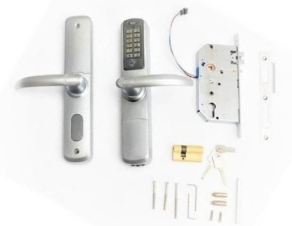 Yala electromagnetica cu maner acces cod sau cartela si cheie