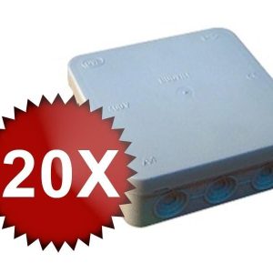 Invertoare, Kituri cu Panouri Fotovoltaice: Economisiți Energie și Bani 4 20 X Doza aplicata de exterior 100x100 mm IP54