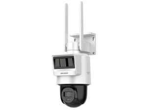 Camera de supraveghere PTZ 4MP HiLook Hikvision, conexiune 4G, microfon, difuzor, 4mm, IR 30m, slot microSD, IP66, PTZ-N2C400I-K/4G/C05S10(4mm). Fiabilitate si performanță