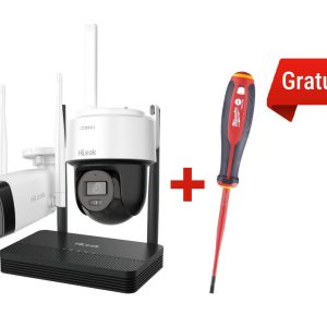 Kit supraveghere IP wireless 2 camere