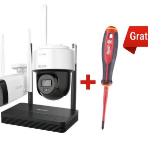 Kit supraveghere IP wireless 2 camere
