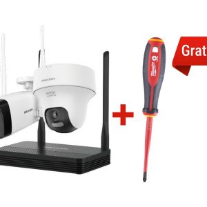 Kit supraveghere IP wireless 2 camere