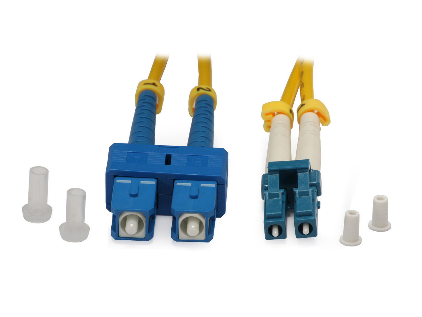 Patchcord fibra optica single mode duplex, 5m, 2x SC/UPC-LC/UPC, LSZH, Ultimode TS-SCLC657-5M. Fiabilitate si performanță 1 Patchcord fibra optica single mode duplex