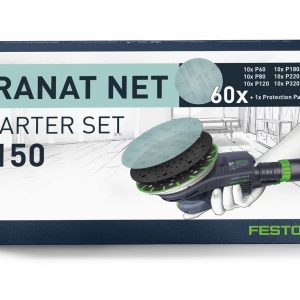 Set 60x Panza abraziva pentru slefuitor reticular Granat Net Starter SET 150