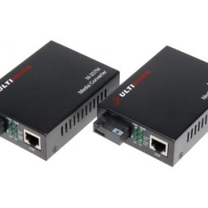 Set mediaconvertoare Single Mode RX TX conector SC max 20KM