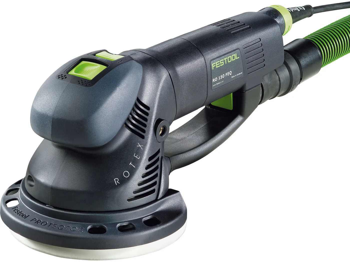 Slefuitor cu excentric Festool ROTEX 150 FEQ-Plus, 720W, cursa slefuire 5mm, cu talpa de slefuit, protectie, cablu, 576017. Fiabilitate si performanță 1 Slefuitor cu excentric Festool ROTEX 150 FEQ-Plus, 720W, cursa slefuire 5mm, cu talpa de slefuit, protectie, cablu, 576017. Fiabilitate si performanță – ofertă, preț și specificații