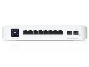 Switch PoE Ubiquiti USW-PRO-8-POE, 8 porturi, 56Gbps, putere PoE 120W. Fiabilitate si performanță