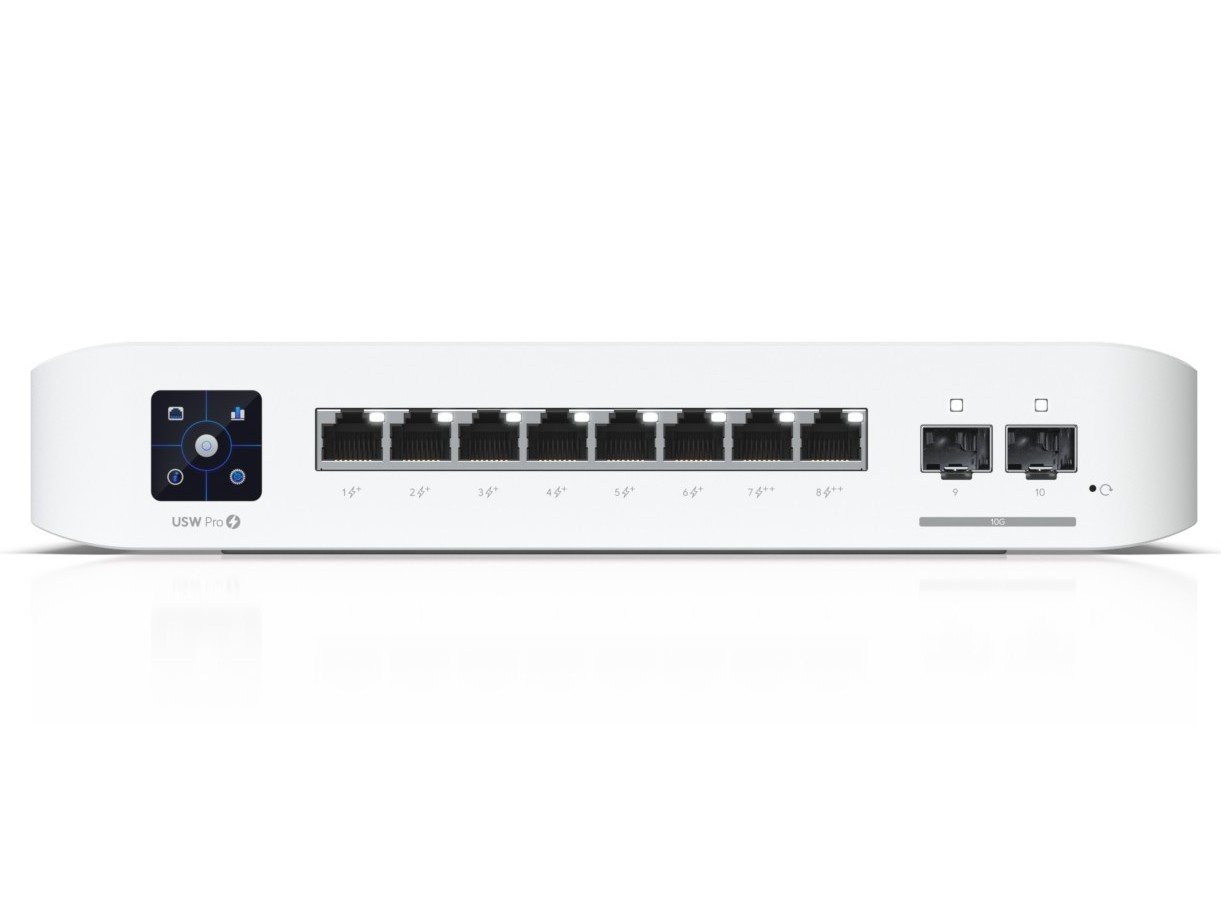 Switch PoE Ubiquiti USW-PRO-8-POE, 8 porturi, 56Gbps, putere PoE 120W. Fiabilitate si performanță 1 Switch PoE Ubiquiti USW-PRO-8-POE, 8 porturi, 56Gbps, putere PoE 120W. Fiabilitate si performanță – ofertă, preț și specificații